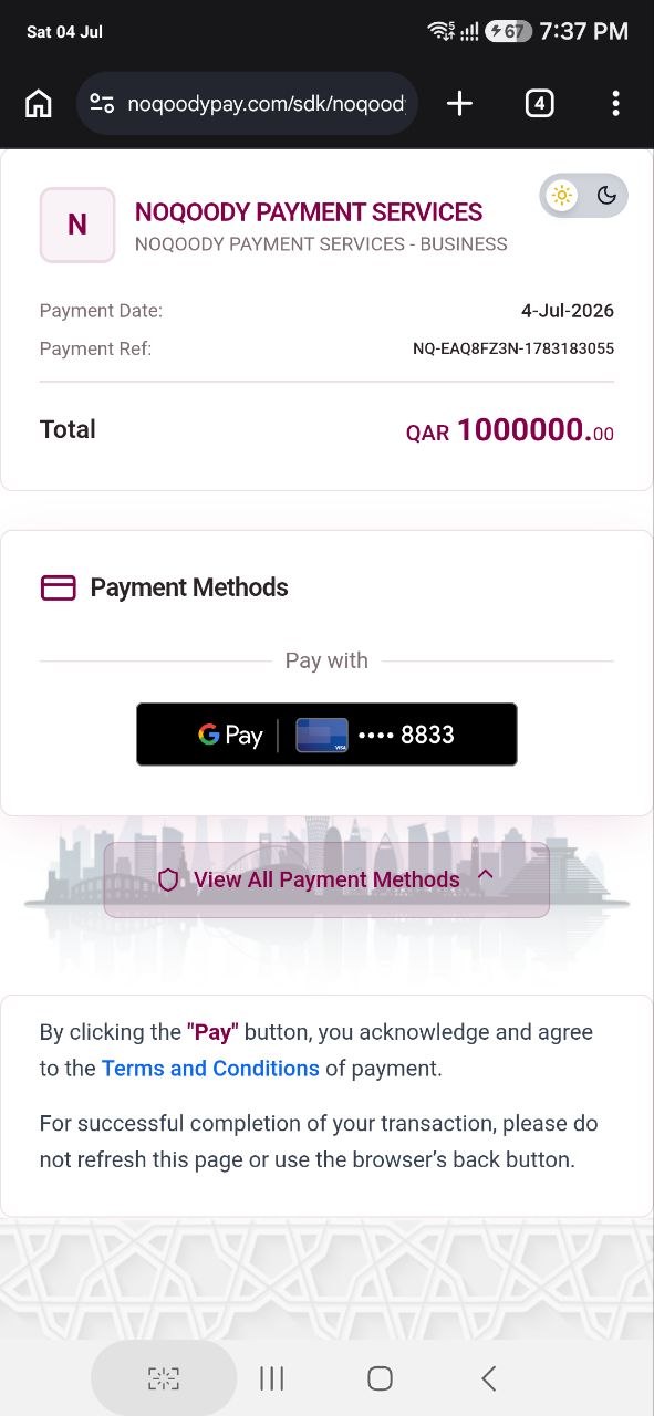 Payment Page